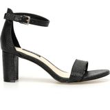 Nine West Pruce2 3FX Siyah Kadın Topuklu Sandalet