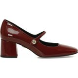 Nine West Rivas 5PR Bordo Kadın Klasik Topuklu Ayakkabı