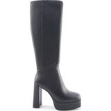 Nine West Sarre 3PR Siyah Kadın Topuklu Çizme