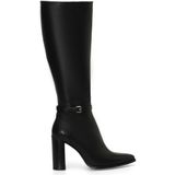 Nine West Vaira 4PR Siyah Kadın Topuklu Çizme