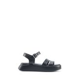 Nine West Velart 5FX Siyah Kadın Dolgu Topuk Sandalet