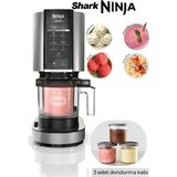 Ninja 7si 1 Arada Dondurma Makinesi - Milkshake, Gelato, Bpa Içermez, Sorbe, Parçacıklı Karışım, Smoothie, Mükemmel Kıvam + Mutfak Tartısı - Siyah