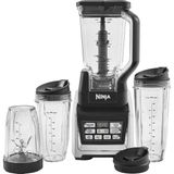 Ninja BL642EU Stand Mikserli Smoothie Makinesi (Toplam Kırma ve Hassas Bıçaklar, 1.500 Watt 3 Hız, 3 Fincanlık Besin Karıştırıcısı ve 2,1 L Karıştırma Kabı, Yüksek Performanslı Karıştırıcı) Siyah - Beyaz