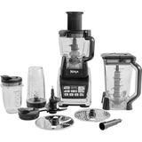 Ninja BL682EU2 3'ü 1 Arada Mutfak Robotu (1.500 Watt, Smoothie Makinesi ve Stand Mikseri, Auto-Iq Programlarına ve Pro-Extractor Bıçaklarına Sahip Yüksek Performanslı Mikser) Siyah/gümüş - Beyaz