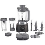 Ninja CO401B Foodi Power Blender Ultimate System With 72 Oz Mixing & Food Processing Sahaer, Xl Smoothie Bowl Maker And Nutrient Extractor* & 7 Functions, Black - Siyah