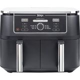 Ninja Foodi Max Dual 9,5 L Çift Bölmeli Airfryer – "6 Fonksiyonlu Aile Boyu ve Aynı Anda Iki Yemek ” " - Siyah