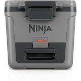 Ninja Frostvault Hard Cooler 28 L, Birinci Sınıf Yalıtımlı Soğutma Kutusu, 6 Güne Kadar Buz Tutar, Buzdolabı Sıcaklığına Sahip Entegre Kuru Saklama Çekmecesi, 48 Kutu Için Uygundur, Cloud White