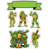 Ninja Kaplumbağalar Sticker Telefon Laptop Notebook Tablet Defter Matara Stiker Etiket ST620