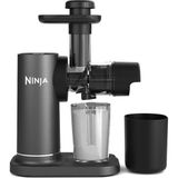 Ninja Katı Meyve Sıkacağı - Cold Press Teknolojisi ile 1 lt Siyah Gümüş Meyve Suyu Üretimi - Siyah - Gümüş
