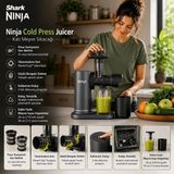 Ninja Nınja Cold Press Juicer - Katı Meyve Sıkacağı - Siyah