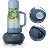 Ninja Plabossstm | Personal Blender For Smoothies & Dondurulmuş Drinks | 26OZ Travel Tumbler With Leakproof Lid, Chug Spout & Detachable Straw | Auto-Iq Technology | Cyberspace | DB351CY - Siyah