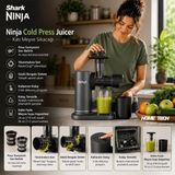 Ninja Shark Nınja Cold Press Juicer - Katı Meyve Sıkacağı - Siyah