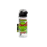 Ninja Turtles Çocuk Matarası, 500ml, Siyah, Raphael Temalı