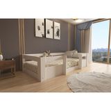 Ninnimo 90X190 Yatak Uyumlu Beyaz Mdf Montessori Karyola- Mm4-1 - 90 x 190 cm