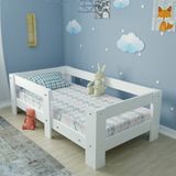 Ninnimo Montessori Mdf Bebek Karyola Y2 70x140 Uyumlu - Beyaz