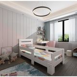 Ninnimo Montessori MDF Karyola Q4002-1 90x190 Uyumlu - 90 x 190 cm - Beyaz