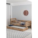 Ninnimo Newmod Icon Yavrulu Karyola NM-Q4004-2 - 90 x 190 cm - Ceviz