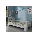 Ninnimo Newmod Touch Q 4001-1 90X190 Yatak Uyumlu Beyaz Mdf Karyola
