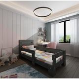 Ninnimo Stockholm Karyola Q4000-4 - 90 x 190 cm - Antrasit