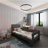 Ninnimo Stockholm Karyola Q4001-4 - 90 x 190 cm - Antrasit
