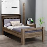 Ninnimo STY-2 Still Tek Kişilik Ceviz 100x200 cm Genç Karyola