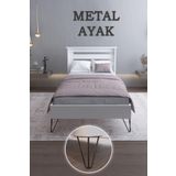 Ninnimo Yeni Still 90X190 Yatak Uyumlu Mdf Beyaz Tek Kişilik Karyola
