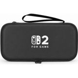 Nintendo Switch 2 Uyumlu Taşıma Çantası | Switch 2 Sert Kasa Koruyucu Seyahat Çantası - Siyah