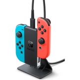 Nintendo Switch Joycon Şarj Stand Grip Batarya Özellikli Siyah Renkli Orijinal Aksesuar