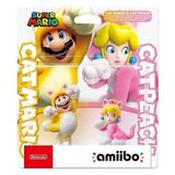 Nintendo Switch Nintendo Amiibo Cat Mario & Cat Peach Figür Seti Oyun Aksesuarları Renkli ve Eğlenceli Tasarım