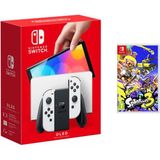Nintendo Switch OLED Beyaz Konsol 64GB + Splatoon 3 Oyunlu Bundle Yüksek Performanslı Oyun Deneyimi