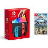 Nintendo Switch OLED Kırmızı Mavi Oyun Konsolu + Pokemon Legends Arceus Oyun