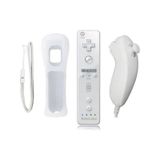 Nintendo Wii 2in1 Motion Plus Remote Kontroller + Nunchuk Kontroller Set - Beyaz