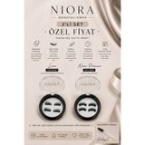 NIORA LASH 2’li Mıknatıslı İpek Kirpik seti ( Luna & Niora model )