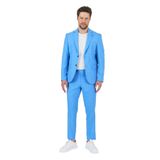 Nipoye Erkek Mavi 2'li Slim Fit Takım Elbise Mavi 48/6