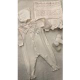 Nipperland KIZ VE ERKEK bebek için triko hastane çıkış seti %100 organik cotton