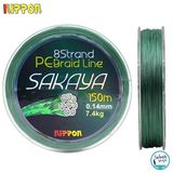 Nippon Sakaya 8X Pe Ip Misina K.Yeşil 150Mt 0.14Mm 7.4Kg