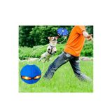 Nirnisa 16 cm Işıklı Zıplayan Frizbi Köpek Oyun Topu Diskten Topa Dönüşen Uçan Disk Plaj Bahçe Oyuncağı Top