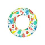 Nirnisa 3-6 Yaş 61 cm Çocuk Deniz Simit Havuz Can Simidi Meyve Desenli Su Tekerleği