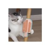 Nirnisa Kedi Boyun Kaşınma Fırçası Duvara Monte Köşe Kenar Tüy Toplayıcı Masaj Tarağı Oyuncak