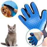 Nirnisa Kedi Köpek Tüy Toplayıcı Eldiven Toz Kıl Tüy Toplama Masaj Eldiveni Tarak - Mavi
