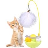 Nirnisa Kedi Otlu Hacı Yatmaz Kedi Oyuncağı Hareketli Devrilmez Peluş Tüylü Zilli Kedi Oyun Topu Oyuncak