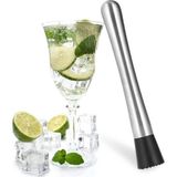 Nirnisa Paslanmaz Çelik Buz Kırma Ezme Çubuğu Mojito Kokteyl Yapma Tokmağı Nane Limon Meyve Ezici Muddler