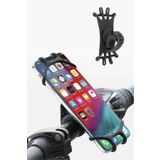 Nirnisa Silikon Bisiklet Scooter Motosiklet Gidon Titreşim Önleyici Kaymaz Telefon Tutucu Gps Tutacağı