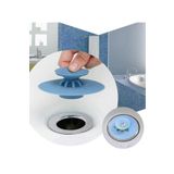 Nirnisa Silikon Lavabo Tıpası Banyo Küvet Süzgeci Gider Tıkanma Koku Önleyici Süzgeç Tıpa