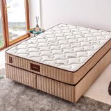 Niron Bamboo Yatak 90x200 Tek Kişilik Doğal Bambu Kumaş Tam Ortop Yatak