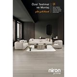 Niron Moai 4+3+1 Lüks Koltuk Takımı – Özel Teslimat ve Montaj Dahil Krem
