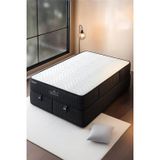 Niron Nova Yatak 140x190 Çift Kişilik - 25 cm Paket Yaylı Ortopedik, Orta Sert, Antrasit, Pamuklu Kumaş