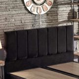Niron Piano Lite Çift Kişilik Yatak Başlığı - 140 Cm Siyah Kumaş Başlık