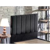 Niron Piano Lite Tek Kişilik Yatak Başlığı - 90 Cm Siyah Kumaş Başlık