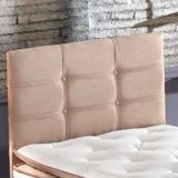 Niron Polo Tek Kişilik Yatak Başlığı - 100 cm Sütlü Kahve Kumaş Başlık